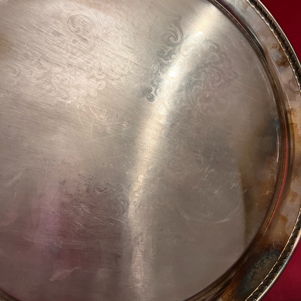 🍽️WMA ROGERS SILVER SERVING PLATTER🍽️ - Picture 6 of 8